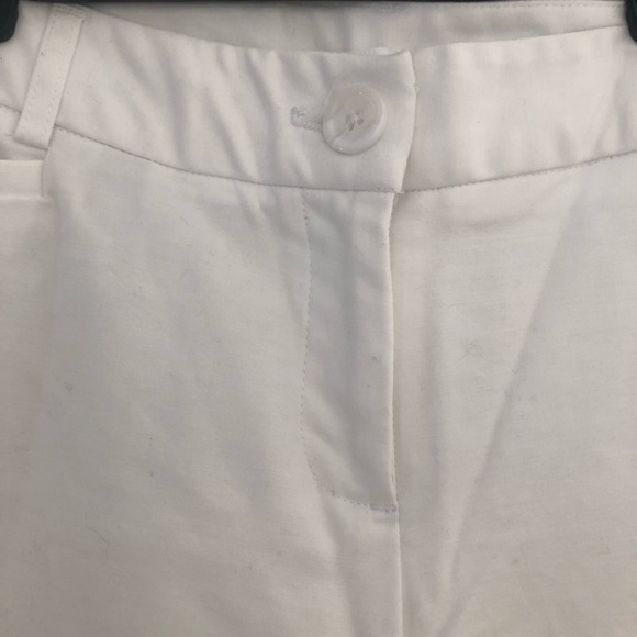 Dalia Crisp White Tapered  Crop Size 10 Trousers - Picture 11 of 12